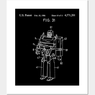 G1 Megatron Patent Posters and Art